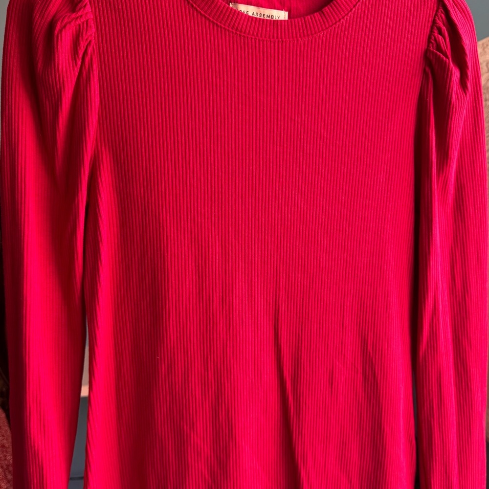Vibrant Fucsia Long Sleeve Top